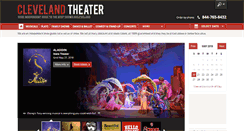 Desktop Screenshot of cleveland-theater.com